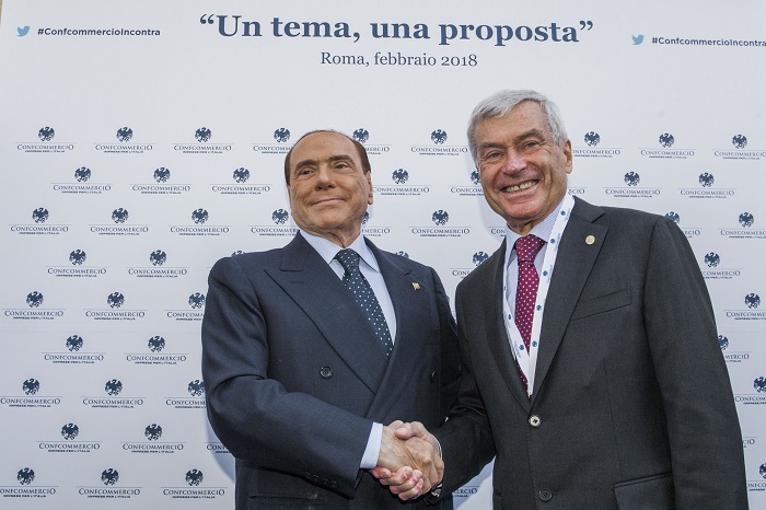 Berlusconi: “d’accordo con tutte le proposte di Confcommercio”