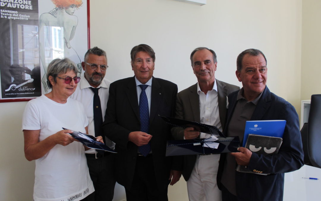 Sanremo, firmato accordo tra Confcommercio e Club Tenco. Sinergia per coinvolgere la città