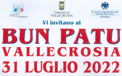 Domenica 31 luglio a Vallecrosia torna il “Bun Patu”, con le grandi occasioni in strada dalle 8 alle 20