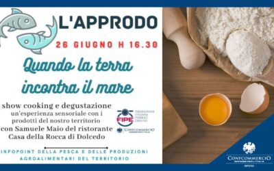 Lunedì 26 giugno a L’Approdo show cooking Fipe Confcommercio con Samuele Maio