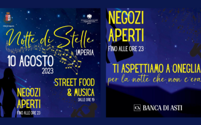 10 Agosto Notte di Stelle a Imperia Oneglia