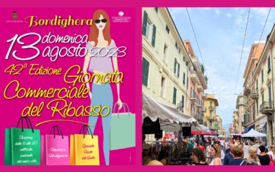 Bordighera domenica 13 agosto Giornata commerciale del Ribasso