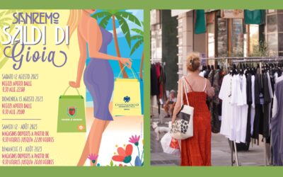 Fine settimana di shopping a Sanremo con Saldi di Gioia