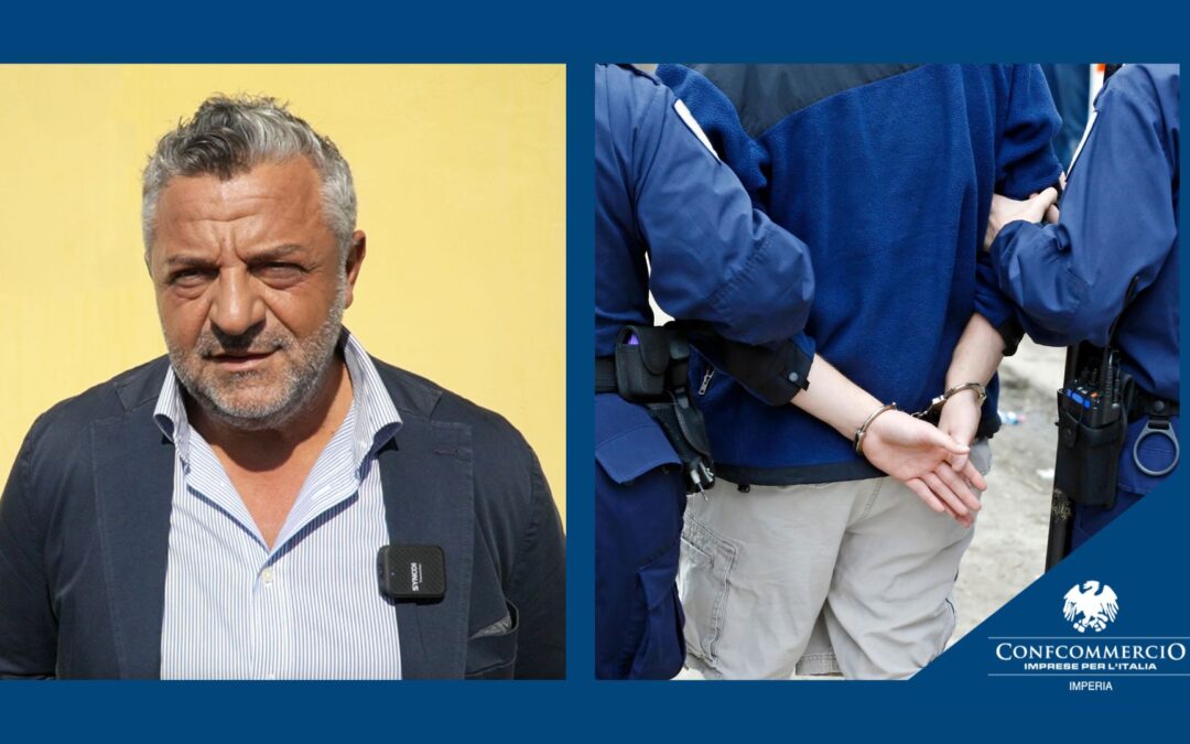 Il Presidente di Confcommercio Sanremo Di Baldassare sugli arresti dei Carabinieri