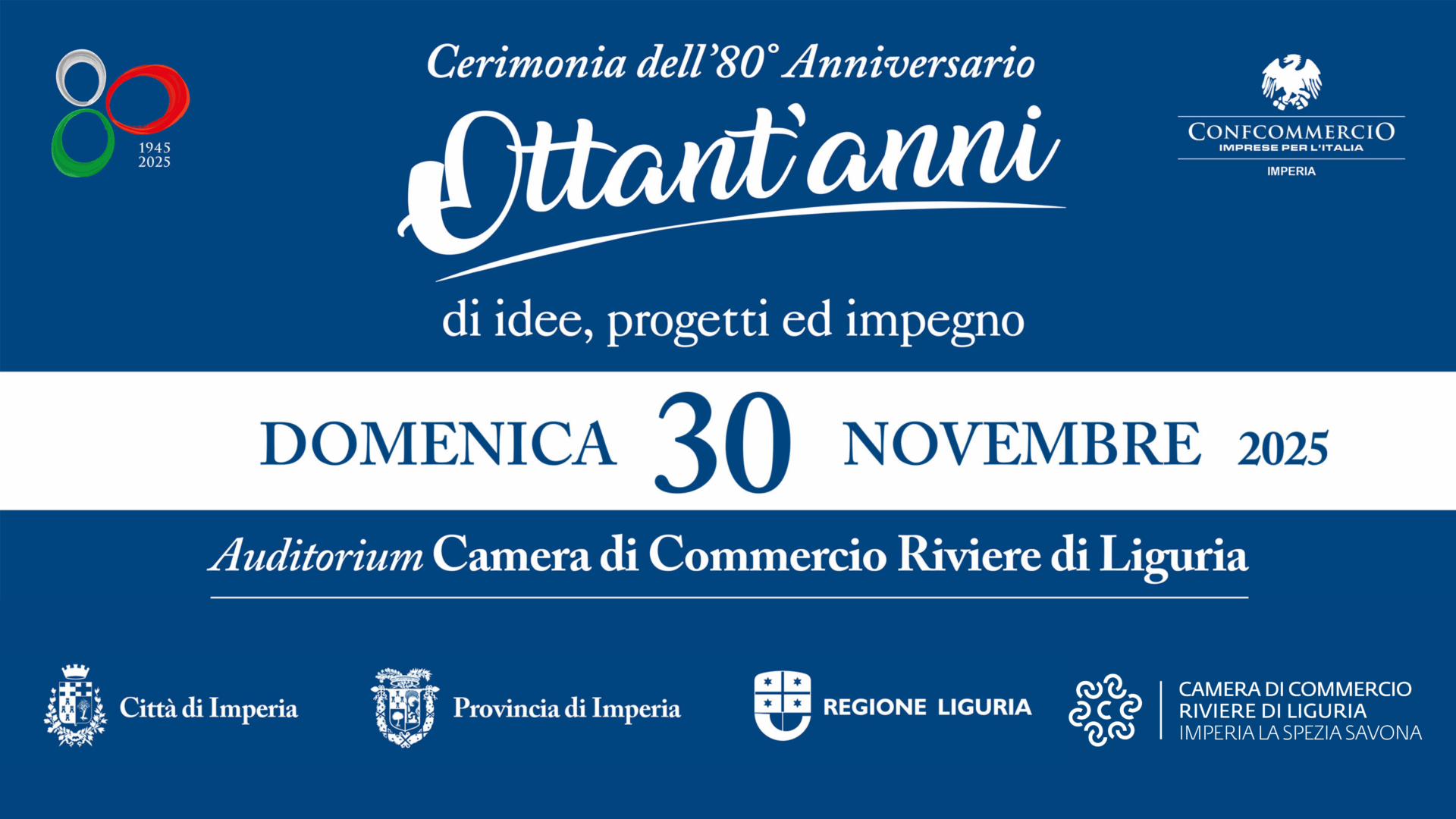 Confcommercio Imperia celebra 80 anni di storia